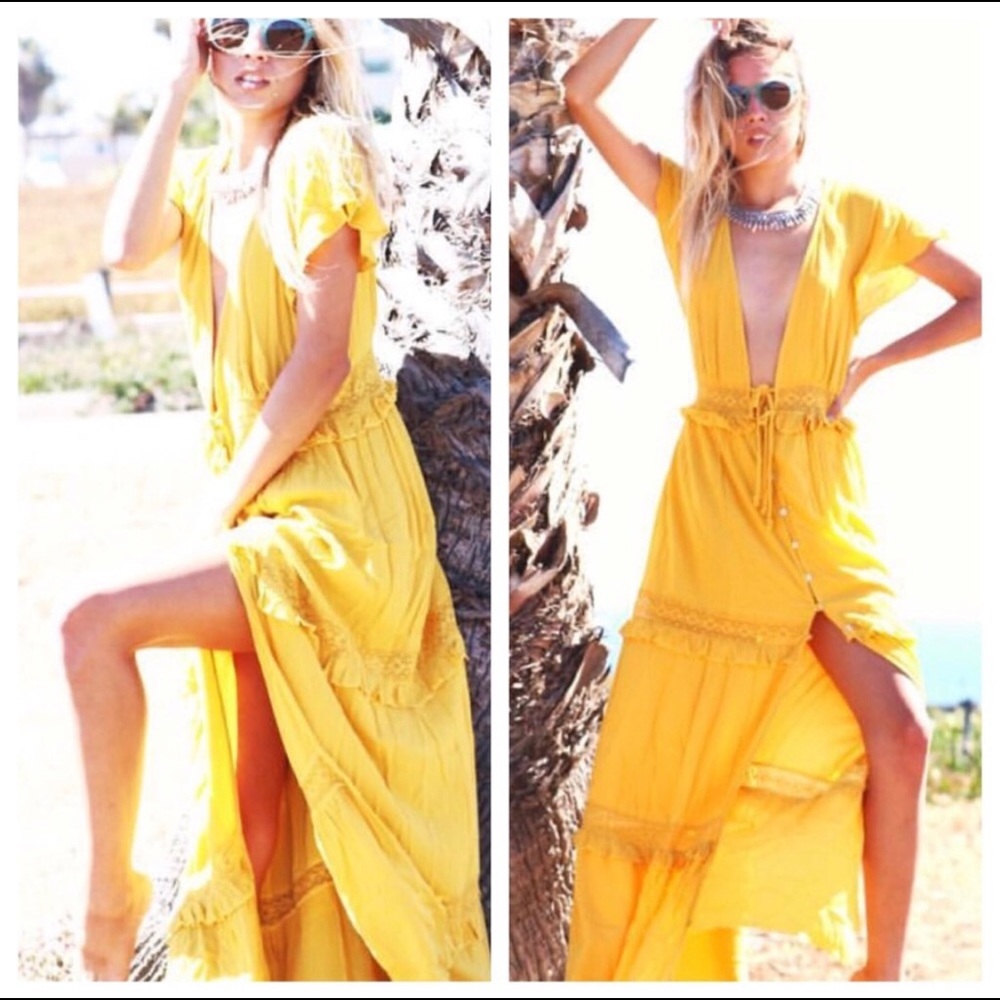 🔥 Boho Deep V Maxi 🔥